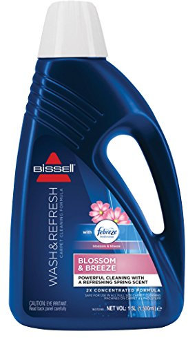 BISSELL Wash and Refresh Blossom and Breeze Carpet Shampoo, 1.5 L, 1078E