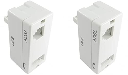 Alida Systems ® - ADSL mikrofilter With Lead 2-pack