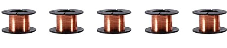 5pcs 0.1mm Copper Wire Enameled Winding Wire Magnet Wire 0.1mm Length 15m