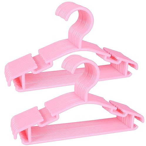 Baby Hangers 40 Pack Children's Coat Hangers Pink Toddler Hanger Kids Hanger for Clothes
