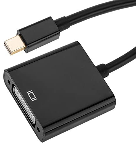 CableMarkt - Passiv MiniDisplayPort-man till DVI-D-kvinna-adapter med 4K@1080p-upplösning