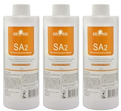 AS1 SA2 AO3 Aqua Peeling Solution Skin Care Aquapeel Serum for Hydro Dermabrasion Machine Cleansing And Moisturizing 400ml/14.1Fl.oz Set Of 3 Bottles SA2 Elitzia ETSA02