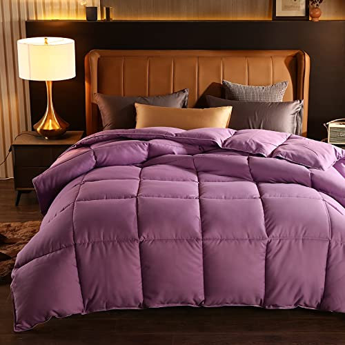 BOtizr 15 Tog Double Duvet,Microfibre Duvet Quilt,Luxury Goose Down Filling Quilted Cotton Quilt Cover Hotel Dedicated Comforter Winter Thick Blanket,Friend Gift