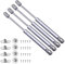 Baxcdyswe 4PCS Gasdruckfeder, Gasdruckdämpfer 100N, Ersatzteil Schranktür Dämpfer, Gasfeder Heckklappe Hydraulikfeder Gasfeder Möbel für Küchenmöbel, Schrank, Bücherschränke, Soft Close Klappenfeder
