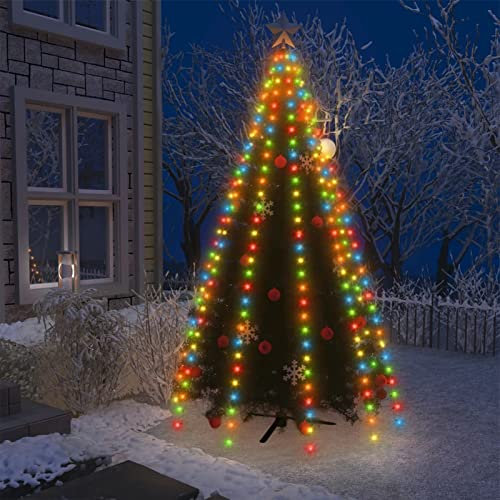 Gecheer Red de Luces de Árbol de Navidad 300 Leds Azul 300 cm Adorno Luminoso, Luces Navidad Decoración, Luces Decorativas para Árboles de Navidad Fiestas