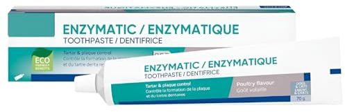 CET Enzymatic Dog Toothpaste – Tartar & Plaque Control, Dual Enzyme Formula, Poultry Flavour | Dog & Cat Dental Care Toothpaste 70g