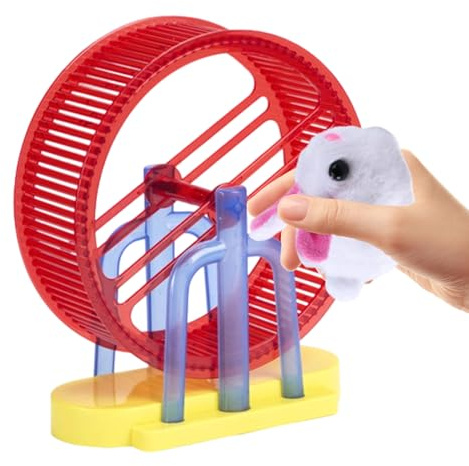 Mascota interactiva - Mascota electrónica | Mascotas digitales interactivas, juguetes electrónicos para animales hámster, modelo de conejito de peluche con soporte para entretenimiento para perros, co