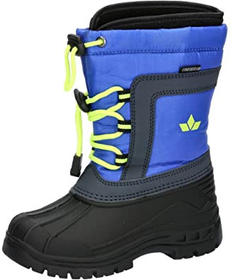 Lico Unisex Kinder Willi Schneestiefel, Blau Lemon, 33 EU