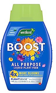 1L Boost All Purpose Liquid Flower Plant Food Fertiliser For Optimum Growth For Flowers, Shrubs, Fruits And Vegetables