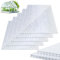 Vigevee 5X Polycarbonat Hohlkammerstegplatten 8mm Doppelstegplatte Polycarbonat 60,5 x 121 cm | 3,66 m² Gewächshausplatte UV-beständigen für Gewächshaus, Garten Treibhaus, Ersatzplatten