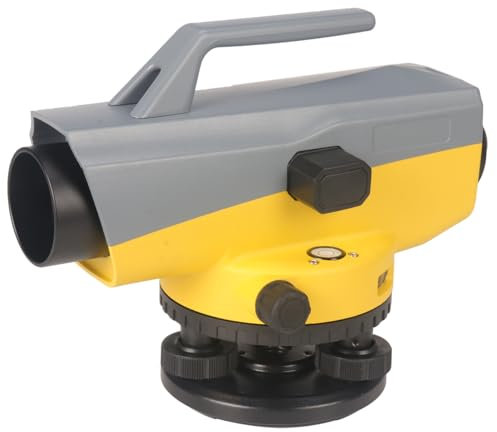 High Precision 32X Automatic Optical Level with Magnetic Dampened Compensator – Self-Leveling, Transport Lock, and IP66 Water Resistant for Accurate Distance Measurement