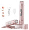 2025 New Shaver for Women, 2-in-1 Women's Body Shaver, Rechargeable Double Headed Hair Remover, IPX7 Waterproof Wet & Dry Hair Trimmer for Bikini Underarm Leg Arm Body Face (Pink)
