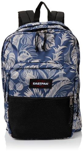 Eastpak Pinnacle Sac à dos 38L (42 x 32 x 25,5 cm), grand sac école et voyage, sac à dos multi-compartiments résistant avec organiseur et bretelles rembourrées - BRIZE BLUE BEIGE
