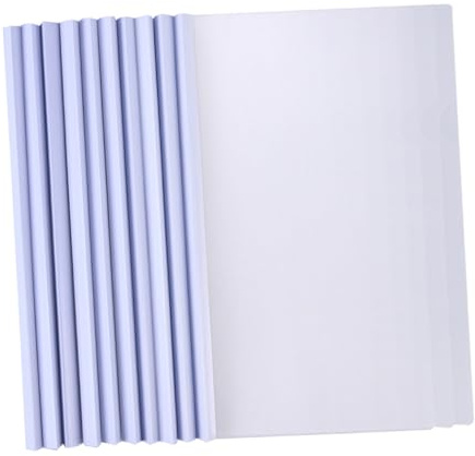 Alipis 12pièces Classeur avec Porte-documents Coulissant Couverture de Papier pour Dossiers Classeur à Rapports et Organiseur de Dossiers