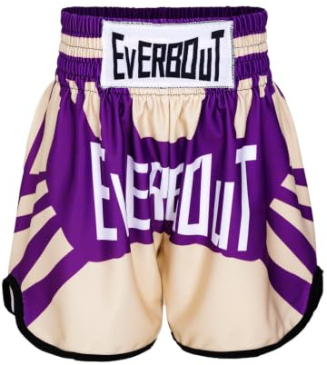 Eandarui Barn, pojkar, stridsbyxor, boxshorts, grappling, shorts, sport | Löparshorts boxningsbyxor för kickboxning