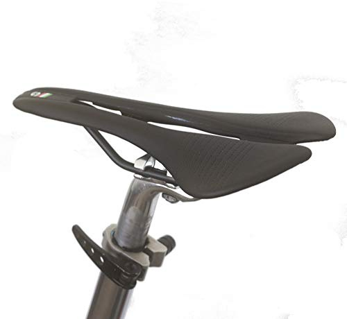 London Craftwork Lätt sadel för BROMPTON (145 gram mindre än standard Brompton-sadeln) SVART