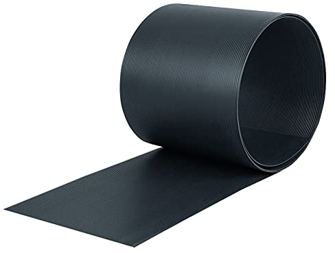 UISEBRT 20x Sichtschutzstreifen Hart PVC für doppelstabmatten - Sichtschutz Balkon gartenzaun Anthrazit,2,5m x 19cm