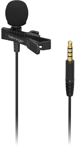 Behringer BC LAV Lavalier-Mikrofon für Mobilgeräte, schwarz