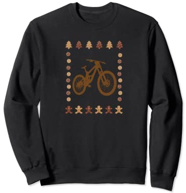 Natale in mountain bike Felpa