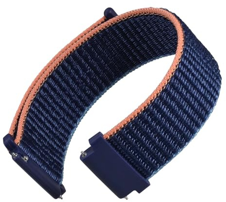 WOCCI Réglable Nylon Bracelets de Montre, Libération Rapide, Bracelet de Rechange pour Homme et Femme, Largeur de Bande 18mm 20mm 22mm