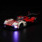 Kit d'éclairage pour Lego 76916 Speed ​​​​Champions Porsche 963, Kit d'éclairage LED Compatible avec Lego Porsche 963 (lumières Uniquement, Pas de modèles Lego)