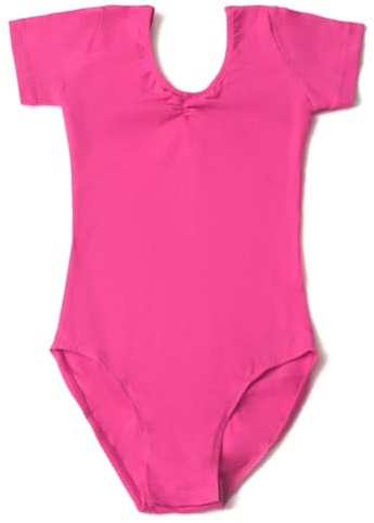 ROYAL SMEELA Justaucorps pour Enfant justaucorp danse Fille justaucorp danse classique body danse Manches courtes justaucorps ballet Vêtements de Ballet body danse classique justaucorps de danse