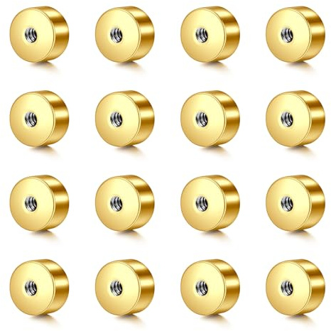WillTen 16 st piercingkula i silver, 14G, 16G, 3 mm, 5 mm, tungpiercing, tungpiercing, tunga, navelpiercing för industriella smycken, tunga, ögonbryn, 16 gauge (1,2 mm), Metall