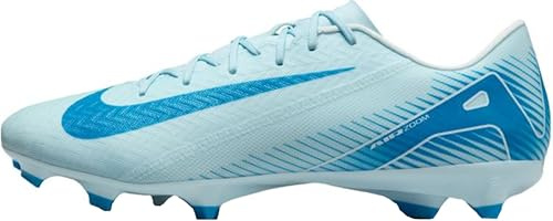 Nike Homme Zoom Vapor 16 Academy FG/MG Soccer Shoe, Glacier Blue/Blue Orbit, 44 EU