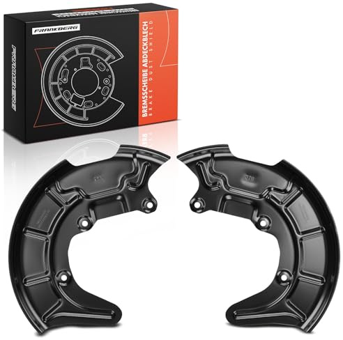 Frankberg 2x Placa de anclaje del disco de freno Delantero Izquierda Derecha Compatible con A2 8Z0 1.2L 2001-2005 L.u.p.o 60 6X1 1.2L 1999-2005 Replace# 6E0615311B