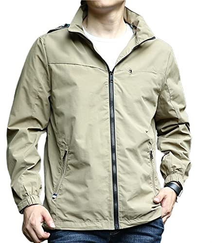 ETZRYSYB Chaqueta para hombre de autodefensa, equipo táctico Stealth, chaqueta anticorte, resistente a los cortes y a prueba de puñaladas, ropa de seguridad a prueba de cortes, caqui, XL