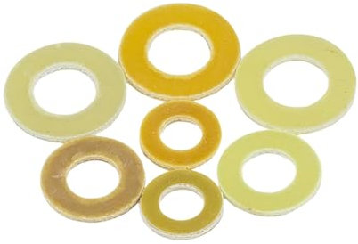 200-1000pcs M3-M12 Arandelas aislantes de resina epoxi planas redondas para equipos electrónicos y eléctricos
