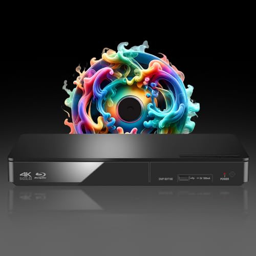 MULTIREGION Blu-ray Player Compatible with Panasonic DMP-BDT180EB 2D/3D - WiFi & LAN All Zone Code Free Blu-Ray Regions A, B & C DVD Regions 1-8 - DMP-BDT180