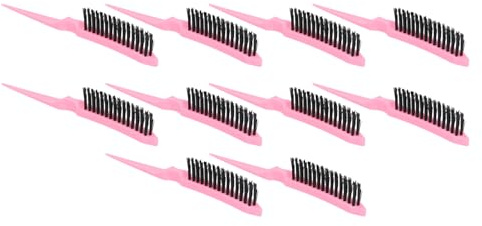 ZPLKKYGR Spazzola per cotonare i capelli per volume, setole in nylon a 3 file, manico in rattail per lo styling, impugnatura ergonomica, design portatile per tutti i tipi di