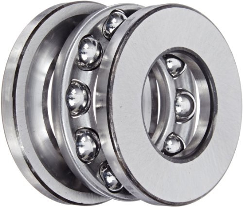 FAG 51307 gerillt Race Drucklager, einreihig, offen, 90 ° Kontakt Winkel, Stahl Käfig, metrisches, 35 mm ID, 68 mm OD, 24 mm Breite, 3600RPM Maximale Drehzahl, 20000lbf Statische Tragfähigkeit, 11200lbf Dynamische Belastung Kapazität