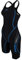 ZAOSU Wettkampf-Schwimmanzug Z-Black - Badeanzug für Mädchen und Damen, Farbe:schwarz/blau, Größe:152