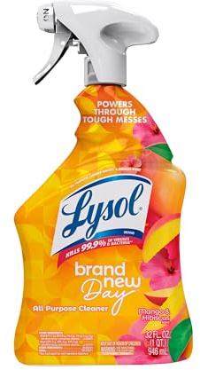 Lysol Limpiador multiusos en spray, mango e hibisco, 32 oz