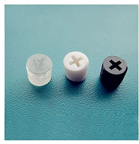 DShanLa 50pcs m7 m10 nylon phillips vis à vis sans tête Vis en plastique Blanc Blanc Blanc Clear Boulons DShanLa (Size : M7x7mm (50Pcs) White)