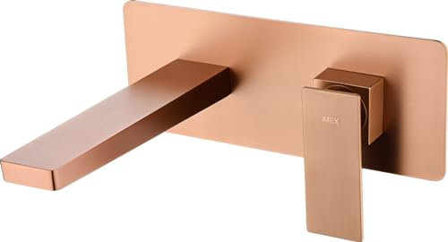 IMEX GLP048/ORC PISA Monomando Empotrado Lavabo Oro Rosa Cepillado