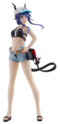 Zhongkaihua Arknights Chen-figur - 19 cm baddräkt stil statyett anime PVC modell staty dator skrivbord dekoration födelsedagspresent