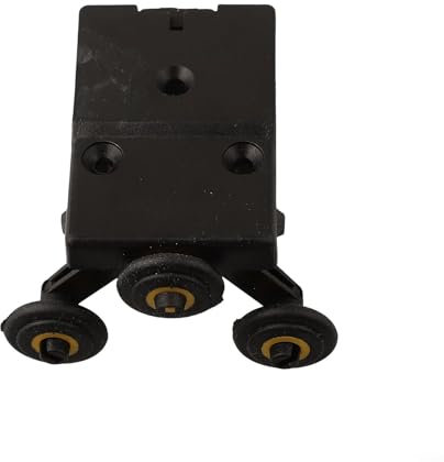 Operación de puerta corredera sin esfuerzo con kit de guía de polea, adecuado para instalaciones de bricolaje (núcleo de rueda superior)