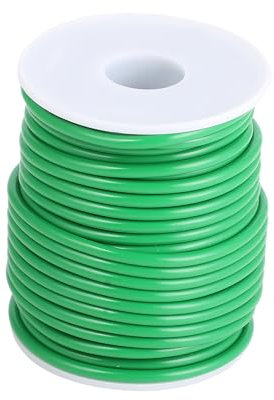 Alambre Suave para Plantas - Alambre plastificado 3,5mm x 20m - Alambre de Jardín - Flexible y Duradero - Ideal para Sostener Plantas Trepadoras, Vides y Flores (Verde)