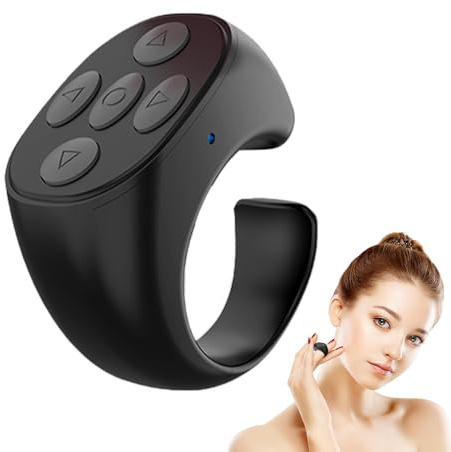 Telecomando wireless per fotocamera, robusto controller per girare le pagine a distanza, carica per telefoni cellulari pigri sdraiati