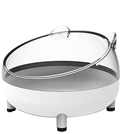 Nucelit Cuvette de toilette pour hamster - Bac de bain de sable - Anti-éclaboussures - Pour hamster