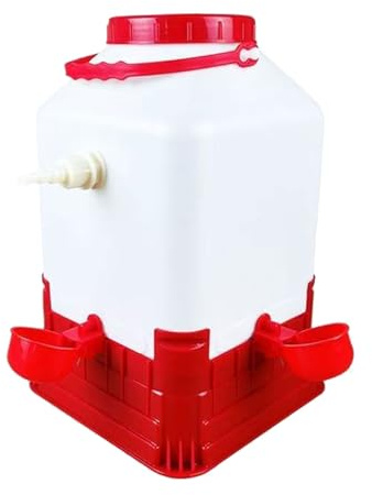 Beimus Bebedero Automático para Aves De Corral Diseño Antiderrames Pollos Patos Gansos Gallineros Bebedero Pollos