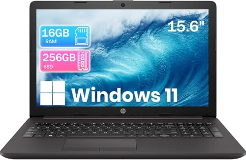 HP Probook 250 G7 Ordinateur Portable de 15,6 Pouces, Processeur Intel Core i7-8565u, 16 Go de RAM, 256 Go SSD, Clavier Japonais, Win11 Pro (Rénové)