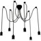 Lixada Hanging Chandelier Light, 6 Lamps, 6 Arm, E27 0.00 wattsW 110.00 voltsV