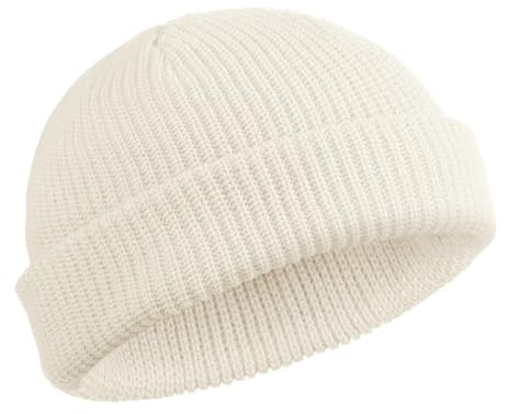 SATINIOR Trawler Beanie Fisherman Mütze Short Matrosen Wintermütze für Herren Damen Unisex(Gelb)