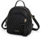 Missnine Damen Rucksack Klein Pu Leder Schultaschen Mini Rucksack Wasserdichte Rucksackhandtaschen Tagesrucksack für Mädchen