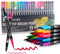 FTXanty Malmarker 24 Farben, Aquarellmarker, Aquamarker, Marker mit Doppelspitze Aquarellstifte zum Malen, Ausmalen, Selbermachen
