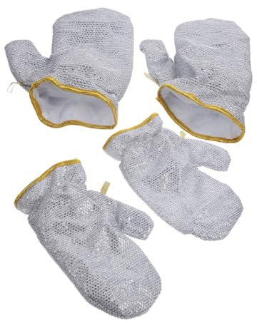 Uonlytech 4 Stück Verdickte Handschuhe Gegen Verbrühungen Küchenhandschuhe Haushaltsreinigungshandschuhe Teller Und Geschirrspülhandschuhe Handschuhe Küchenreinigungshandschuhe